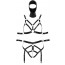 Боді з маскою - 2480492 Bad Kitty Strap+Mask Set, black - [Фото 6]