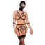 Боді з маскою - 2480492 Bad Kitty Strap+Mask Set, black - [Фото 2]