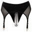 Трусики для страпону - 2493578 Bad Kitty Suspender Thong, black - [Фото 5]