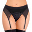 Трусики для страпону - 2493578 Bad Kitty Suspender Thong, black - [Фото 2]