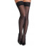 Панчохи - 2520702 Cottelli Collection Hold-Ups Seam Black - 4 - [Фото 3]
