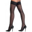 Панчохи - 2520702 Cottelli Collection Hold-Ups Seam Black - 4 - [Фото 4]