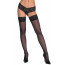 Панчохи - 2520702 Cottelli Collection Hold-Ups Seam Black - 4 - [Фото 5]