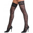 Панчохи - 2520710 Cottelli Collection Hold-Ups Rose Black - 5 - [Фото 3]