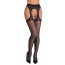 Колготки - 2530333 Cottelli Collection Suspender Stockings Black - 4 - [Фото 2]