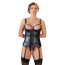 Корсет з підв'язками для панчіх - 2632195 Cottelli Collection Cami Suspender Bondage - [Фото 2]
