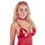 Корсет з підв'язками для панчіх - 2632675 Abierta Fina Basque Red - [Фото 4]