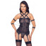 Корсет з підв'язками для панчіх - 2632977 Cottelli Collection Basque Bondage - [Фото 2]