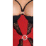 Корсет - 2633051 Cottelli Collection Cami Suspenders Red - XL - [Фото 5]