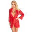 Пеньюар - 2760509 Kissable Kimono Red - L/XL - [Фото 2]