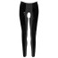 Легінси - 2851482 Crotchless Vinyl Leggings - black - [Фото 6]