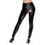 Легінси - 2851482 Crotchless Vinyl Leggings - black - [Фото 5]