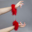Наручники - Secret Play Handcuffs Marabou Red - [Фото 2]