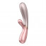 Смарт вибратор-кролик с подогревом Satisfyer Hot Lover Pink (мятая упаковка) - [Фото 1]