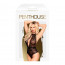 Боди с глубоким декольте и высокими трусиками Penthouse - Toxic Powder Black S/M - [Фото 3]