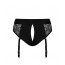 Кружевные трусы для страпона с подвязками для чулок Strap-On-Me DIVA HARNESS - XS - [Фото 4]
