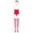 Боди Obsessive Kissmas teddy red L/XL (мятая упаковка!!!) - [Фото 5]