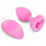 Vibrating Heart Plug S/M Pink - [Фото 2]