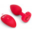 Vibrating Heart Plug M/L Red - [Фото 2]