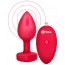Vibrating Heart Plug M/L Red - [Фото 4]