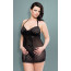 Пеньюар - xTess, Plus Size, black, XL - [Фото 1]