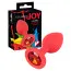 Анальная пробка - Joy Jewel Red Plug Small - [Фото 1]