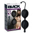 Вагинальные шарики - Black Velvet Silicone Balls - [Фото 1]