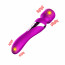 Вібромасажер - Silicone Dual Massager, USB, 7+7 Function, Purple - [Фото 2]