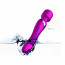 Вібромасажер - Silicone Dual Massager, USB, 7+7 Function, Purple - [Фото 5]