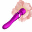 Вібромасажер - Silicone Dual Massager, USB, 7+7 Function, Purple - [Фото 6]