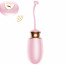 Віброяйце - Vibrating Silicone Love Egg Pink, USB, 10 Function, Heating, Voice Control - [Фото 2]
