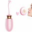 Віброяйце - Vibrating Silicone Love Egg Pink, USB, 10 Function, Heating, Voice Control - [Фото 3]