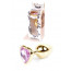 Анальна пробка - Jewellery Gold Heart Plug Rose - [Фото 1]