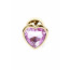 Анальна пробка - Jewellery Gold Heart Plug Rose - [Фото 2]