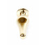 Анальна пробка - Jewellery Gold Butt Plug Purple - [Фото 4]