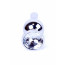 Анальна пробка - Jewellery Silver Butt Plug Clear - [Фото 2]