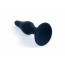 Анальна пробка - Silicone Plug Black Small - [Фото 2]