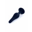 Анальна пробка - Silicone Plug Black Medium - [Фото 3]