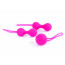 Набір вагінальних кульок - Silicone Kegal Balls Set Pink - [Фото 2]
