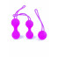 Набір вагінальних кульок - Silicone Kegal Balls Set Purple - [Фото 1]