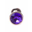 Анальна пробка - Jewellery Red Gold Plug Purple - [Фото 2]