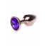 Анальна пробка - Jewellery Red Gold Plug Purple - [Фото 3]