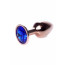Анальна пробка - Jewellery Red Gold Plug Dark Blue - [Фото 3]