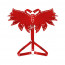 Женская портупея Art of Sex - Wings красная L-2XL, экокожа - [Фото 4]