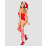 Боди Obsessive Kissmas teddy red L/XL (мятая упаковка!!!) - [Фото 3]
