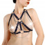 Женская портупея  Art of Sex - Aiden Leather harness, Черный L-2XL - [Фото 2]