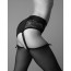 Кружевные трусы для страпона с подвязками для чулок Strap-On-Me DIVA HARNESS - XS - [Фото 6]