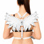 Женская портупея Art of Sex - Wings белая L-2XL, экокожа - [Фото 1]