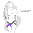 Дилдо с присоской Adrien Lastic Hitsens 3 Purple, отлично для страпона, диаметр 4,1см, длина 18,2см - [Фото 3]