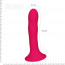 Дилдо с присоской Adrien Lastic Hitsens 4 Pink, отлично для страпона, диаметр 3.7см, длина 17,8см - [Фото 1]